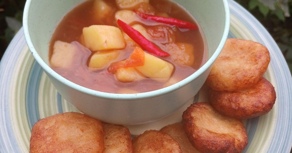 Sup Kentang Tomat dan Kroket Kentang