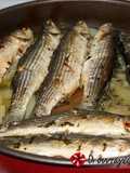 Grey mullet in the oven