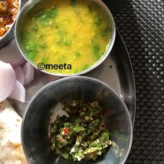 A picture of Masoor dal varan.