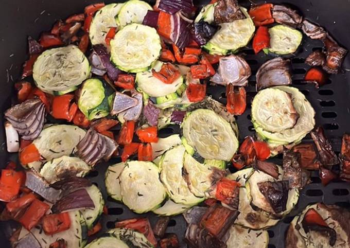 Légumes grillés à l'air fryer de cuchu - Cookpad
