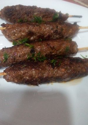 صورة لوصفة كباب