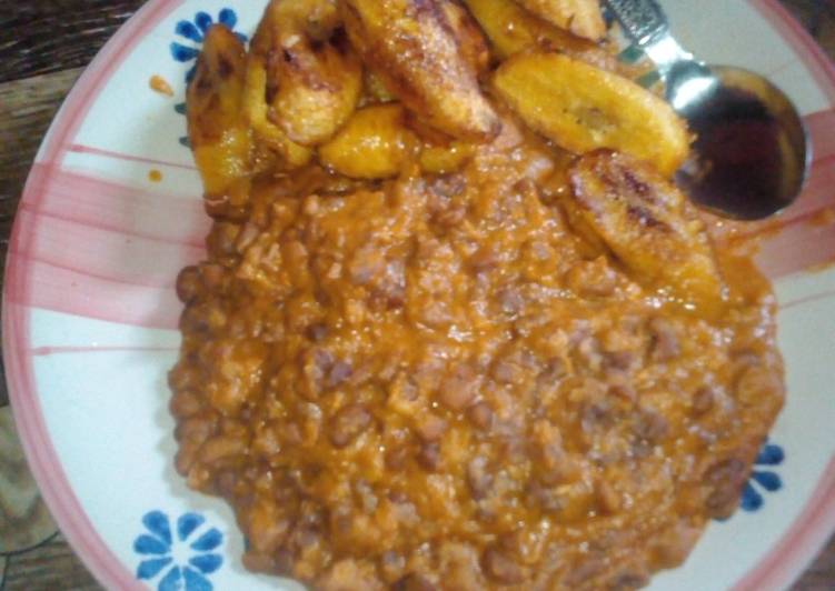 Beans and plantain