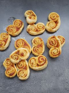 Une photo de °Palmiers au pesto rosso°