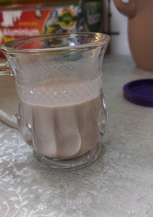 صورة لوصفة مشروب الشوكولاتة بالحليب الباودر