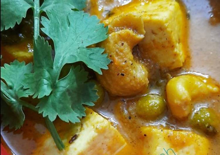 Recipe of Perfect Matar Paneer