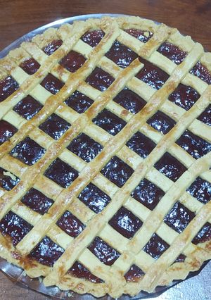 Una foto de Pastafrola de membrillo