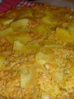 Una foto de Torta de avena y manzana