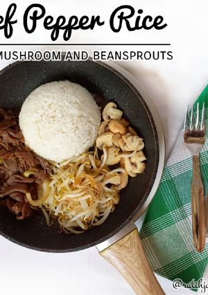 Foto resep Beef Pepper Rice