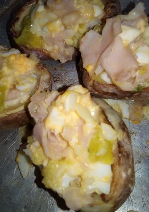 Una foto de Papas rellenas