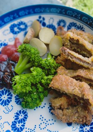 Foto resep Schnitzel with Black Pepper Sauce