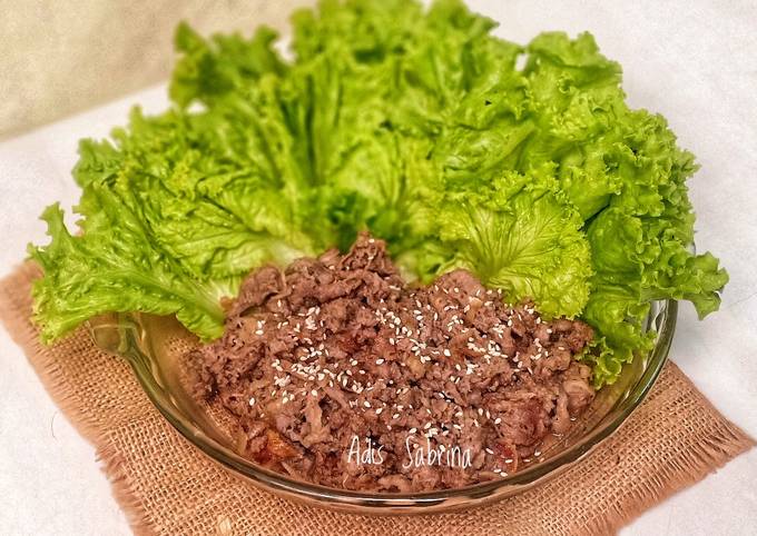 Beef bulgogi