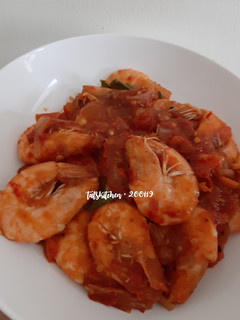 Foto resep Udang Saos Padang