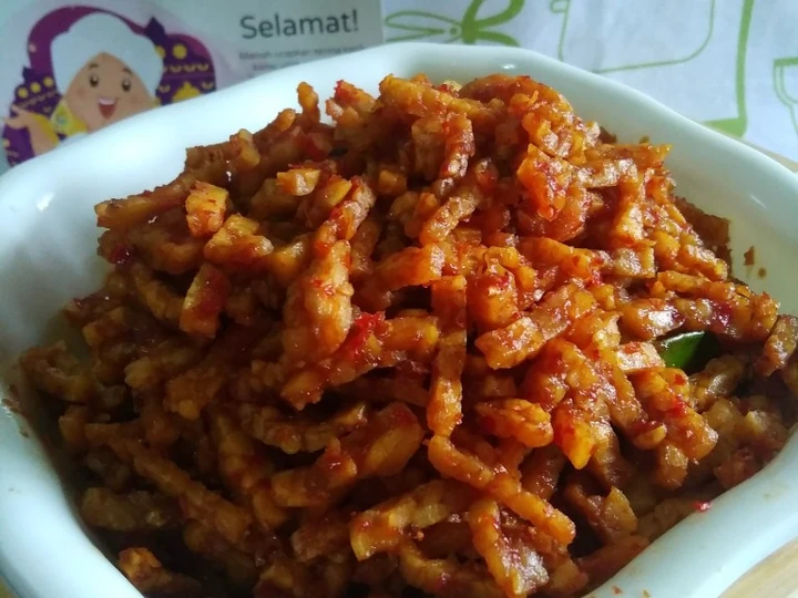 Cara Mudah Membikin Resep Kering Tempe Pedas Manis yang  Bikin Ketagihan Anti Ribet, Uenak Banget