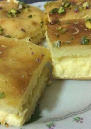 صورة لوصفة بسبوسه بالكاستر