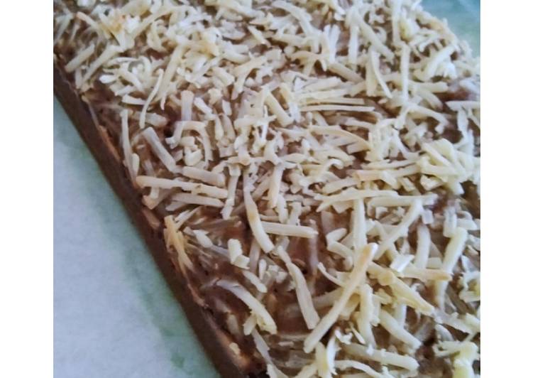 Brownies Mocca Keju dari Selai Coklat