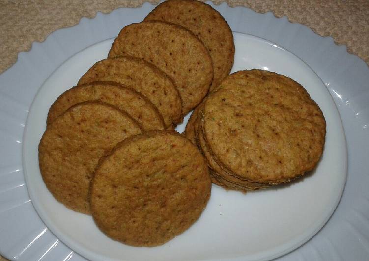 Homemade digestive biscuits