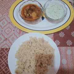 A picture of Zeera palao &Aloo Taari.