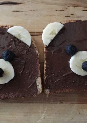Vidám reggeli gyerekeknek recept fotója