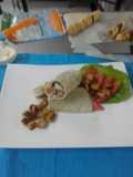Wrap de ensalada cesar
