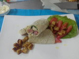 Wrap de ensalada cesar