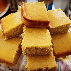 A picture of Banana Cornbread.