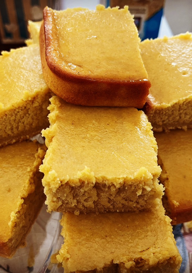 A picture of Banana Cornbread.