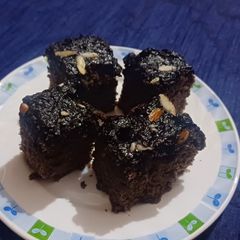A picture of Chocolate walnut cake.