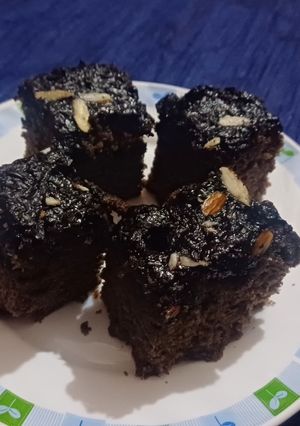 A picture of Chocolate walnut cake.