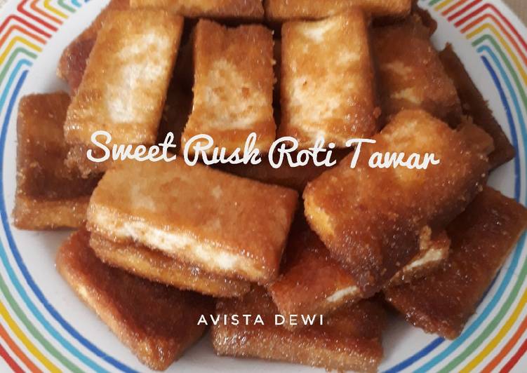 Resep #78. Sweet Rusk Roti Tawar yang Menggugah Selera