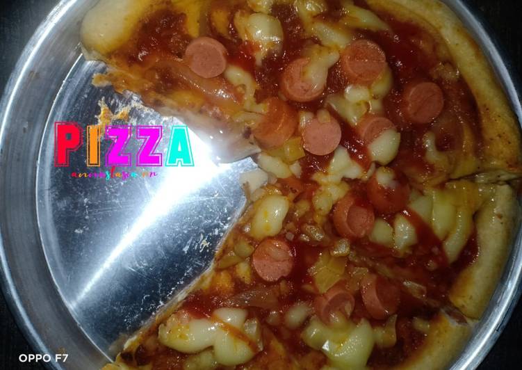 Resep Pizza,ulen 3 menit awet empuknya???? Anti Gagal