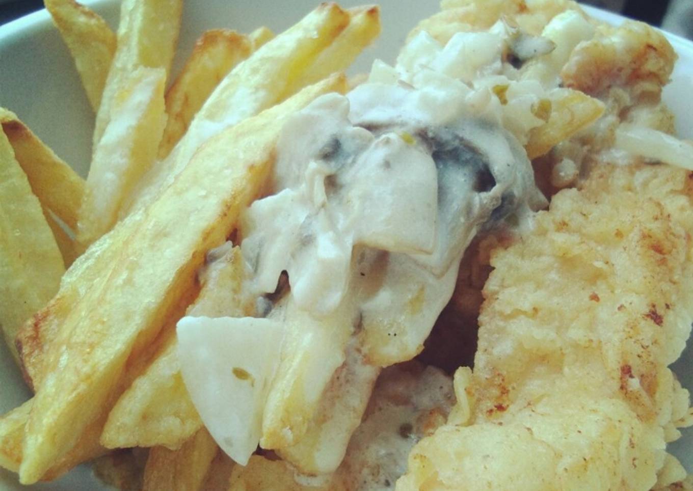 Crispy Chicken Steak with Creamy sauce