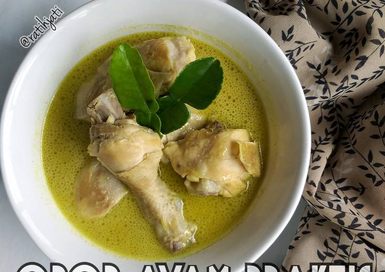 Resep Opor Ayam Praktis Anti Gagal