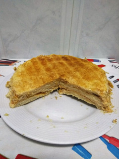 Una foto de Tarta de hojaldre y crema