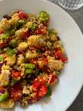 Couscous con verduras y pollo