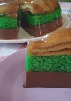 Foto resep Puding Marie Lapis Lumut Coklat (inspirasi resep Tintin Rayner)