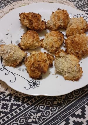 Una foto de Galletitas de banana y coco