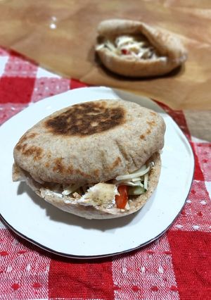 Házi gyros pita 🥙 recept fotója