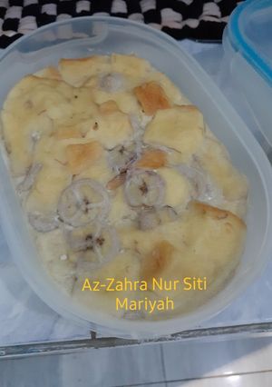 Foto resep Puding roti pisang