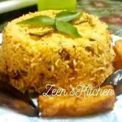 Hyderabadi Baghara huwa Khana or Tempered Rice A picture of Hyderabadi Baghara huwa Khana or Tempered Rice.