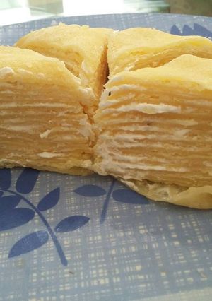 Foto resep Mile crepes vanila