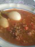 Lentejas con tocino