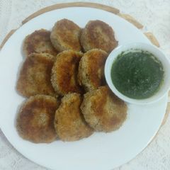 A picture of Little millet kutki cutlets.