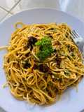 Creamy spicy spaghetti
