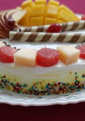કેક બેઝિક - ગેસ પર (Cake basic recipe in Gujarati) રેસીપી મુખ્ય ફોટો