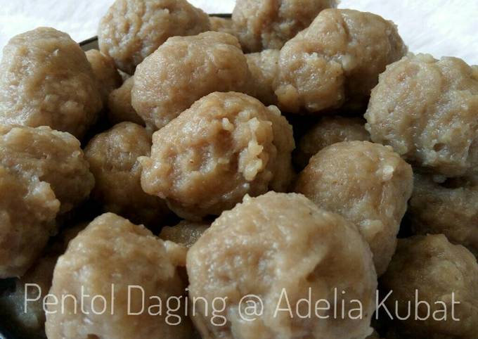 Resep Pentol Daging Oleh Adelia Kubat Cookpad