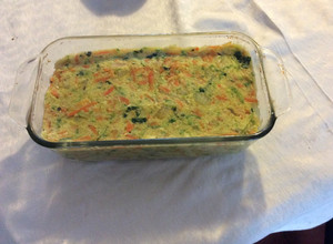 Una foto de Budín de verduras y cus-cus