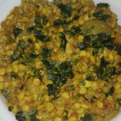 Lauki (Bottle gourd) And Daal Chaana (Lentil) A picture of Lauki (Bottle gourd) And Daal Chaana (Lentil).