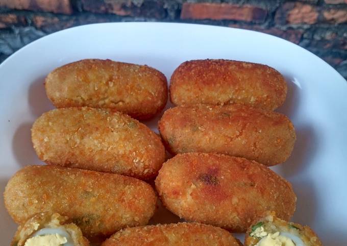 Resep Kroket Kentang Isi Telur Puyuh Oleh Dapoer Dira Cookpad