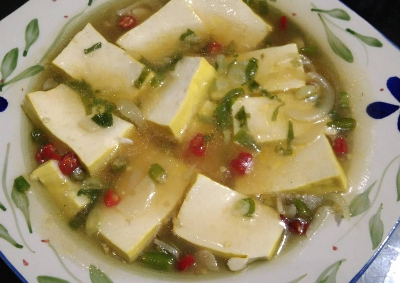 Tahu Lembut kuah Segar