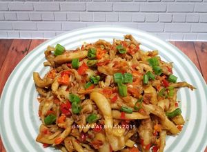 Foto resep 205. Tumis Jamur Tiram Pedas